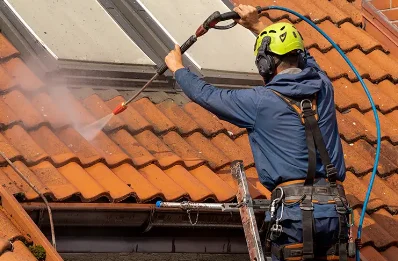Démoussage et hydrofuge de toiture à Lemmecourt